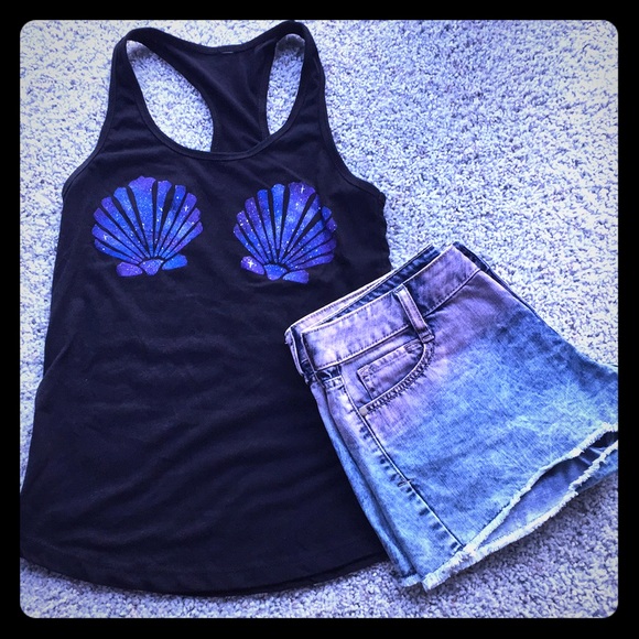 Tops - Seashell tank